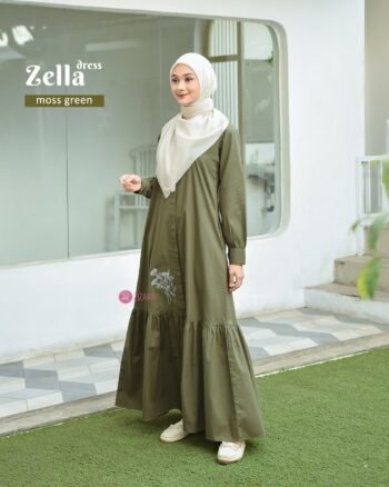 Dress Zella Mossgreen