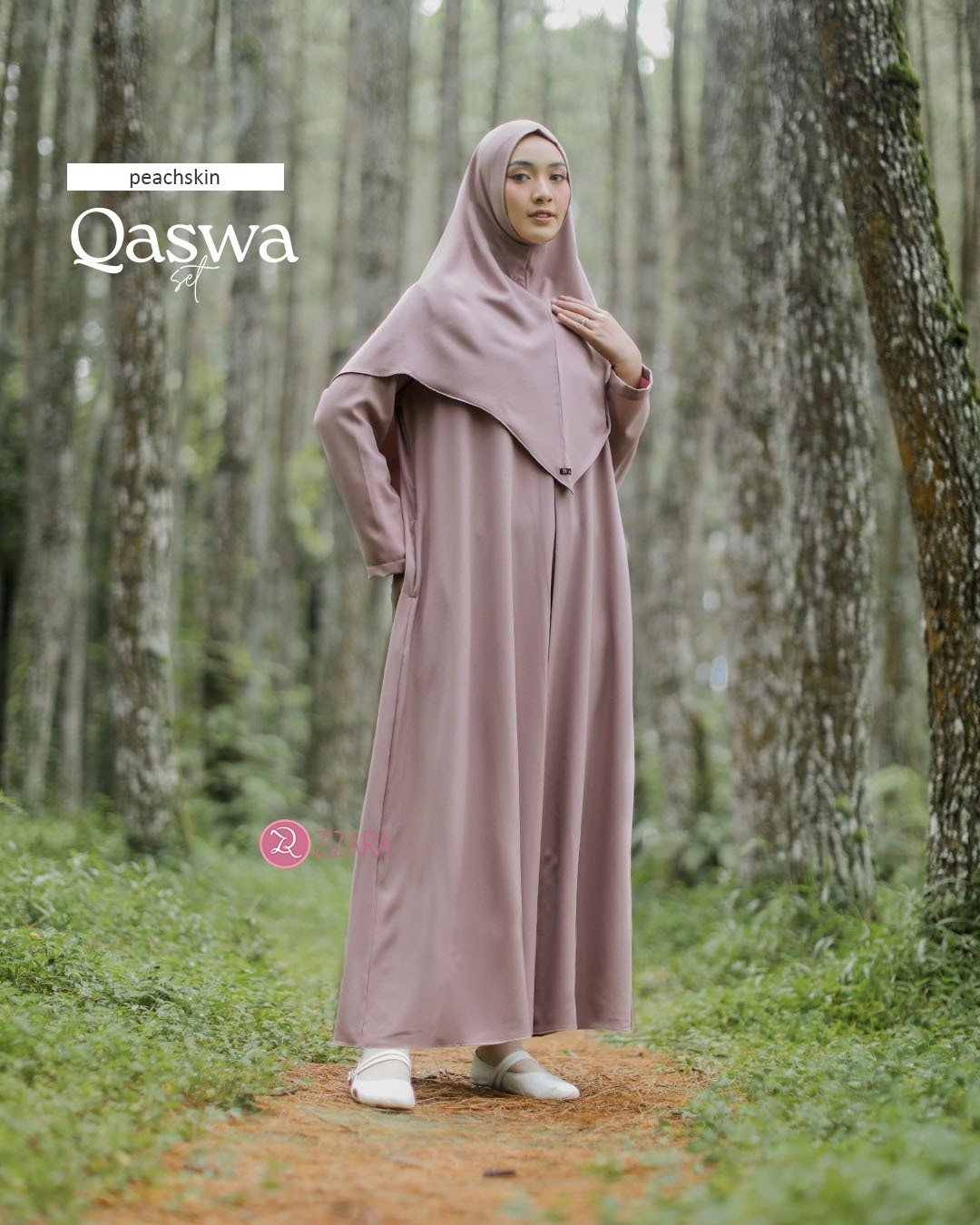 Dress Qaswa Peachskin