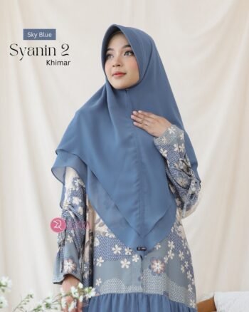 Khimar Syanin2 Sky Blue