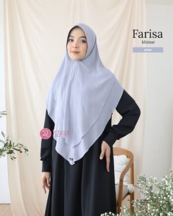 Khimar Farisa Silver