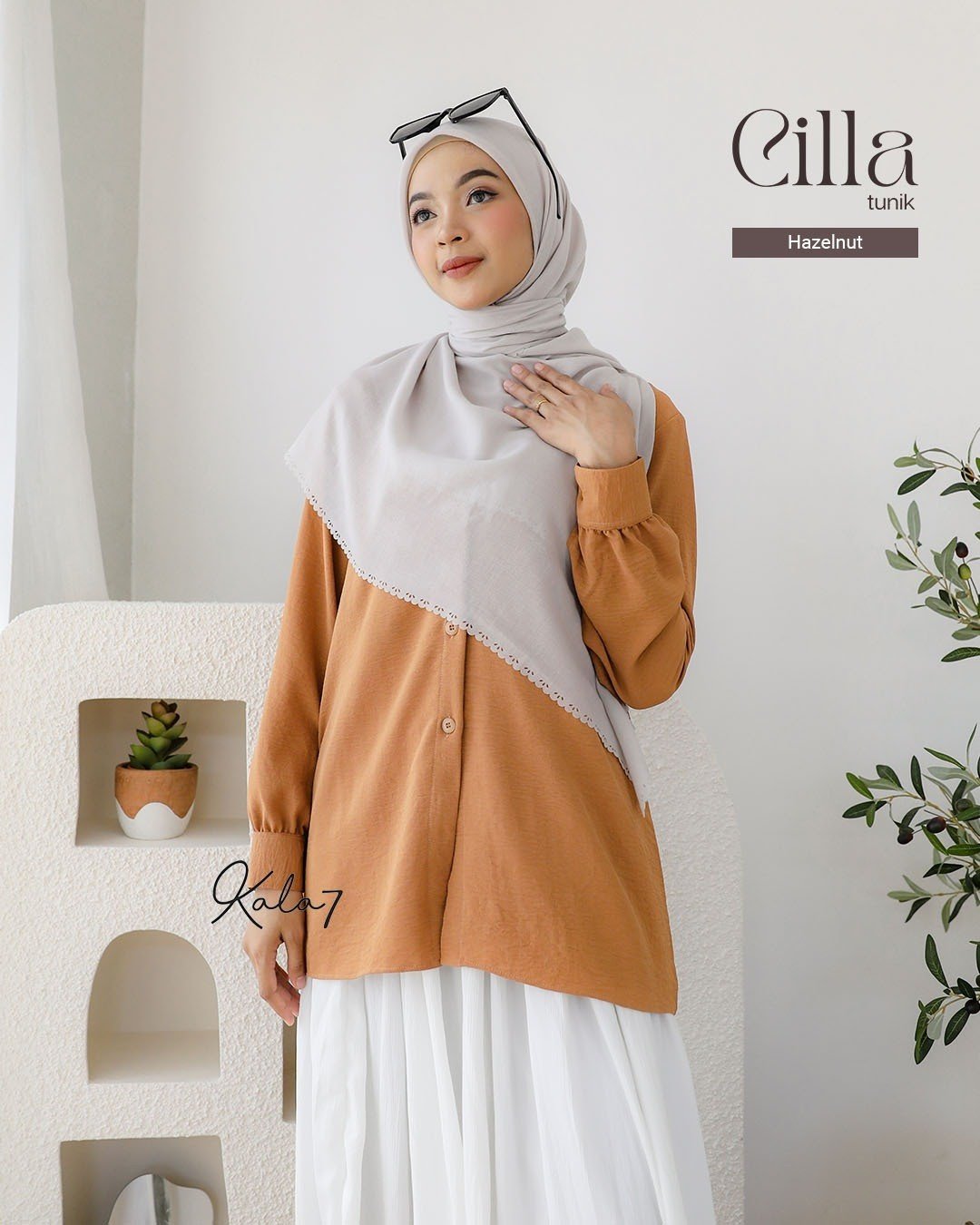 Tunik Cilla Hazelnut