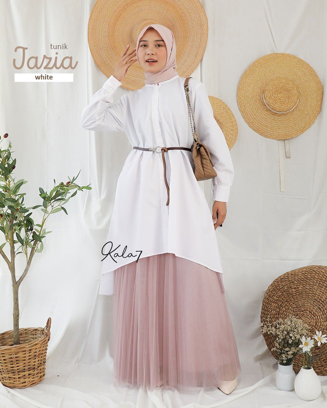 Tunik Jazia White