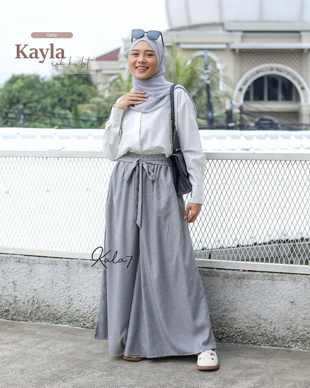 Rok Kulot Kayla Grey