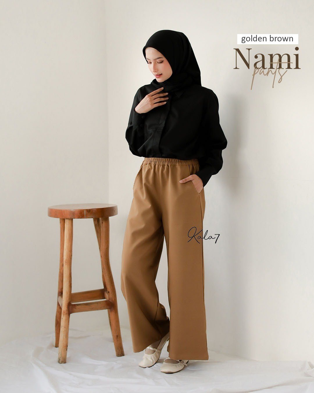 Nami Pants Golden Brown