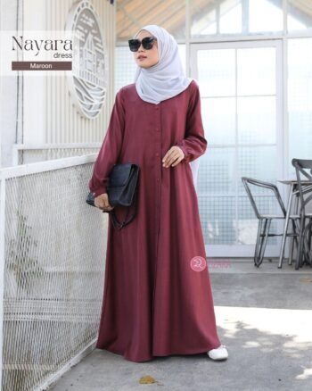 Dress Nayara Maroon