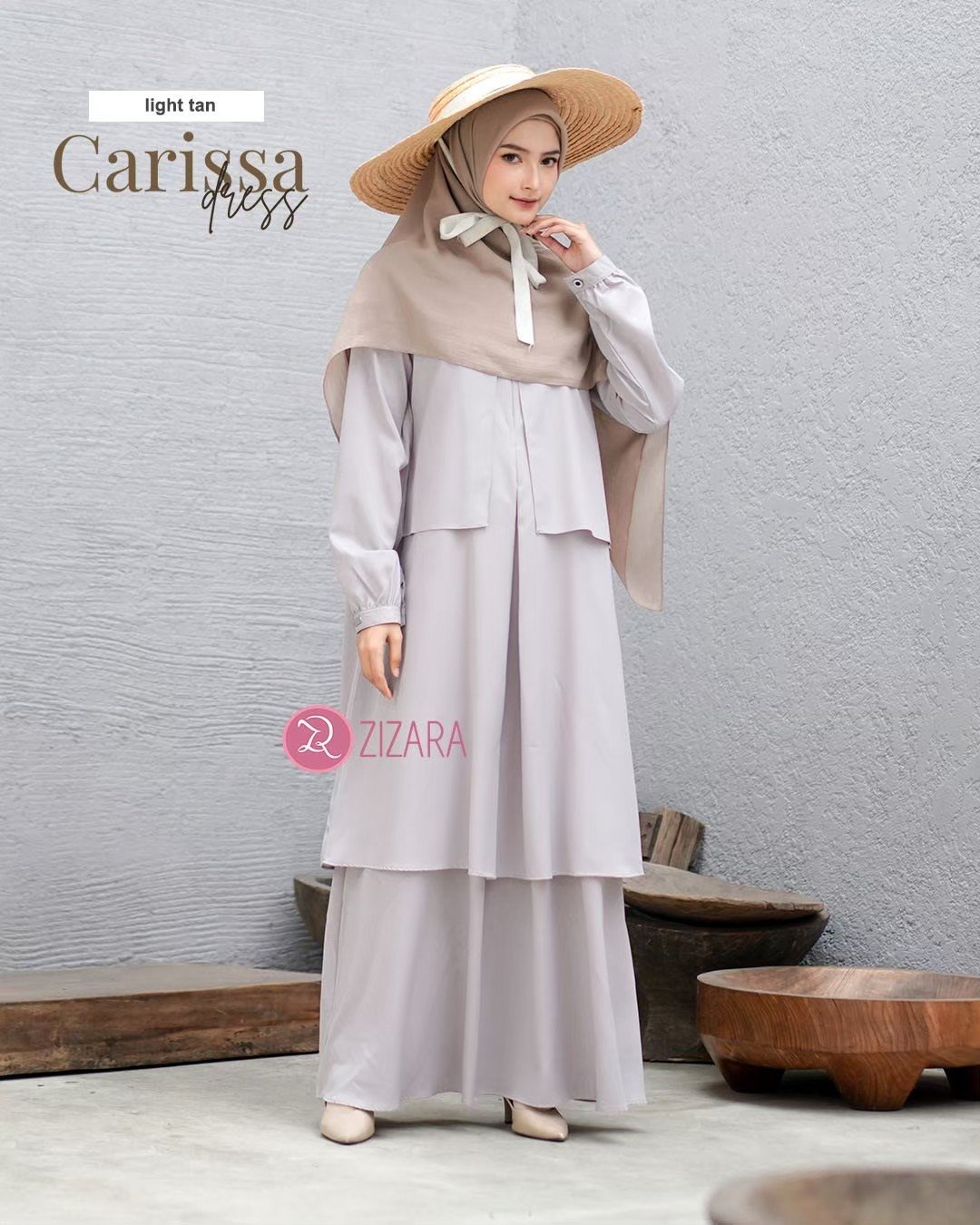 Dress Carissa Light Tan