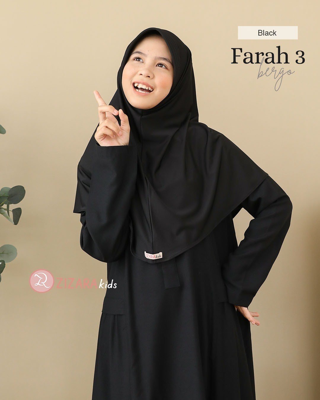 Bergo Kids Farah3 Black