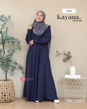 Dress Kayana Crinkle Navy