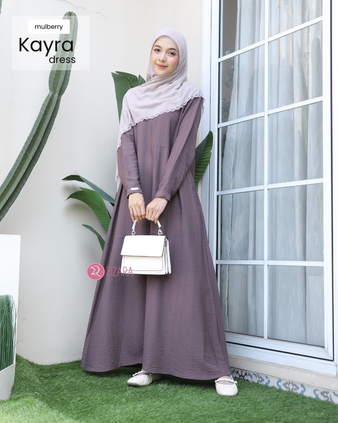 Dress Kayra Mulberry