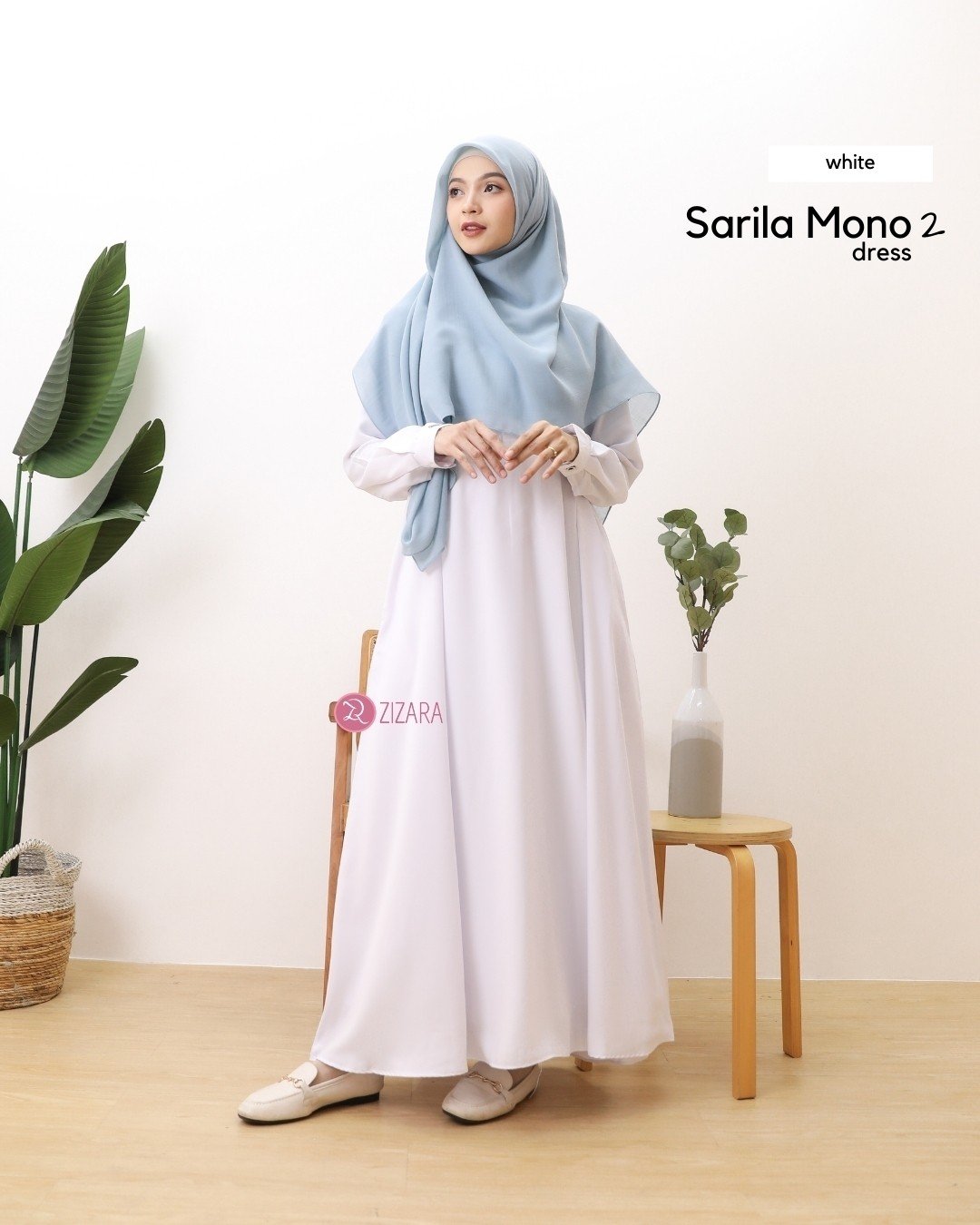 Dress Sarila Mono2 White