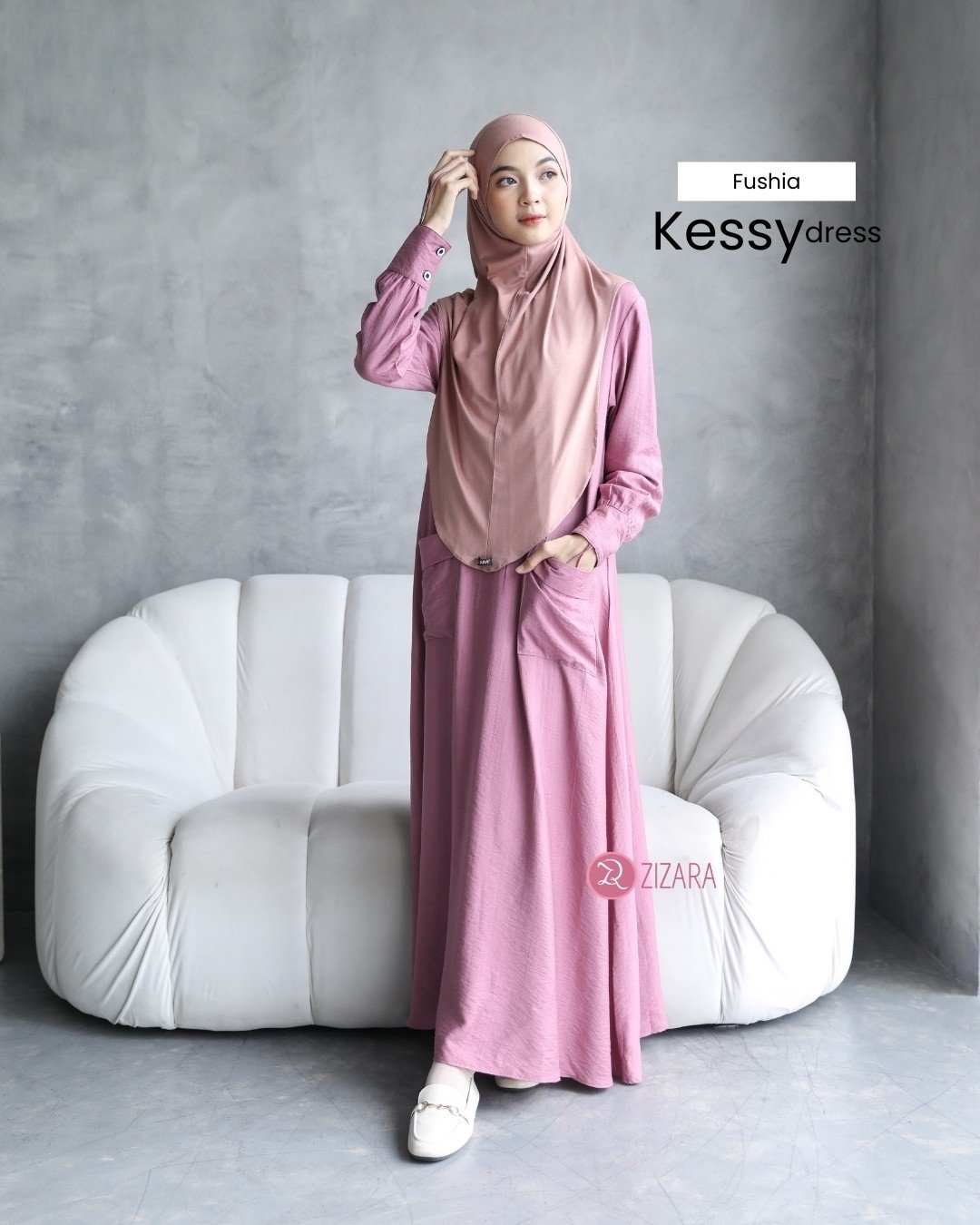 Dress Kessy Fuschia