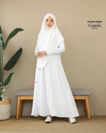 Dress Gamila Broken White