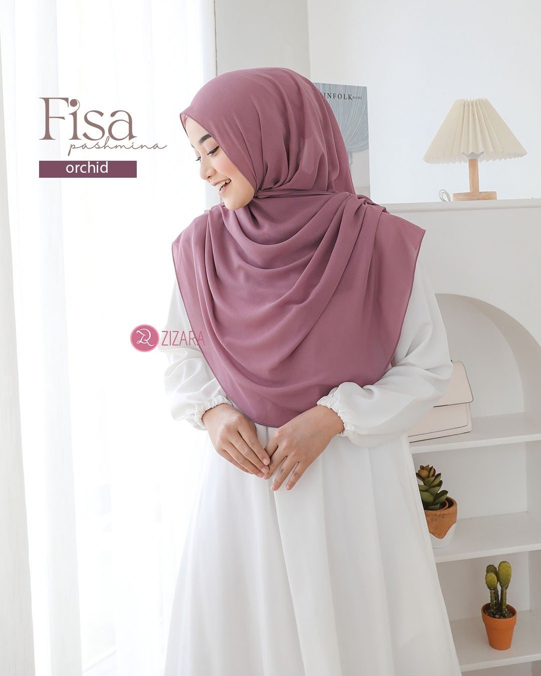 Fisa Shawl Orchid