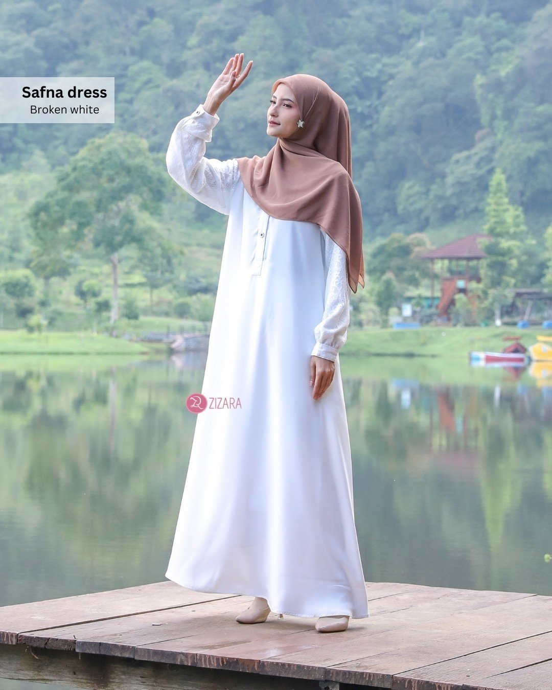 Dress Safna Broken White