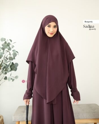 Khimar Sadina Burgundy