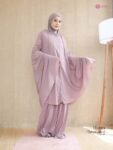 Mukena Travel Hanin Soft Purple